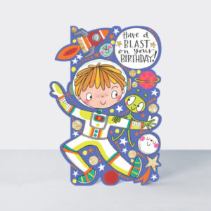 Rachel Ellen Designs Spaceman Birthday Card DAR10