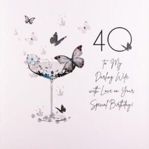 Five Dollar Shake Wife 40th Birthday Card DPL28