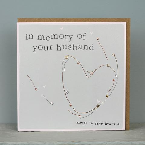 Molly Mae Husband Sympathy Card FB66