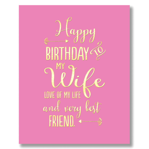 Bluebell 33 Wife Birthday Card GD34