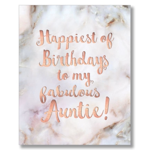 Bluebell 33 Auntie Birthday Card GD044