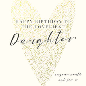Hammond Gower Daughter Birthday Card GEO238