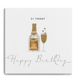 Janie Wilson 21st Birthday Card GLE16