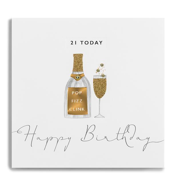 Janie Wilson 21st Birthday Card GLE16