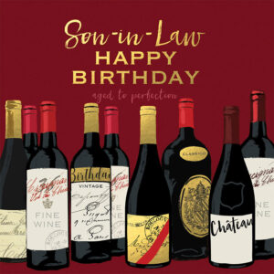 Hammond Gower Son-in-Law Birthday Card KNI119