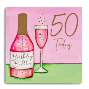 Janie Wilson 50th Birthday Card MC33