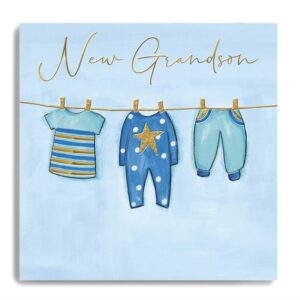 Janie Wilson New Grandson Card MC49