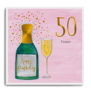 Janie Wilson 50th Birthday Card LA18