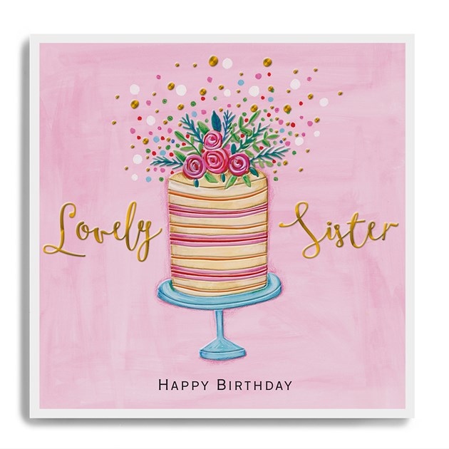 Janie Wilson Sister Birthday Card LA30