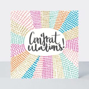 Rachel Ellen Designs Congratulations Card PF16