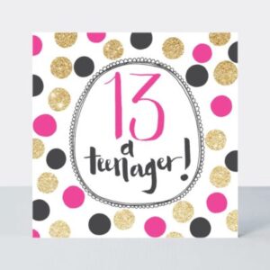 Rachel Ellen Designs 13th Birthday Card PF19