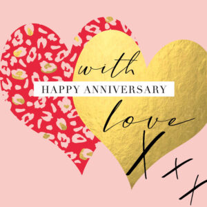 Hammond Gower Anniversary Card PNK002
