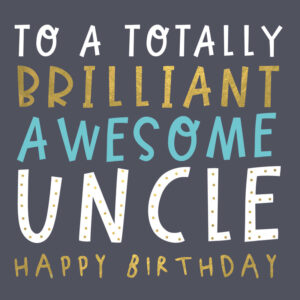 Hammond Gower Uncle Birthday Card PNK074