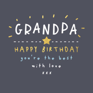 Hammond Gower Grandpa Birthday Card PNK077
