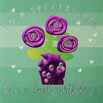 Wendy Jones-Blackett Nan Birthday Card Q1106