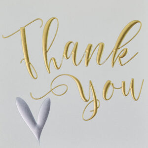 Wendy Jones-Blackett Thank You Card Q1152
