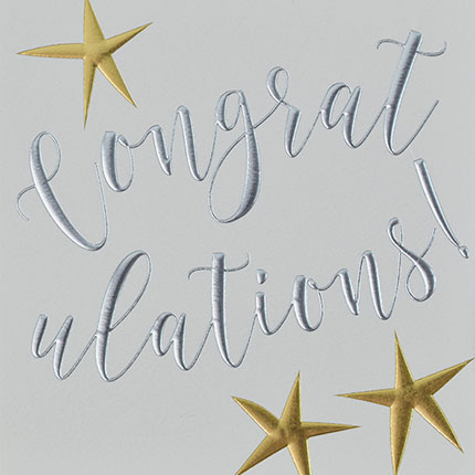 Wendy Jones-Blackett Congratulations Card Q1155