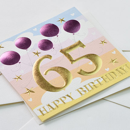 Wendy Jones-Blackett 65th Birthday Card Q1202 - Image 2