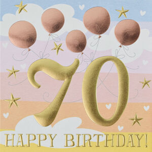 Wendy Jones-Blackett 70th Birthday Card Q1203