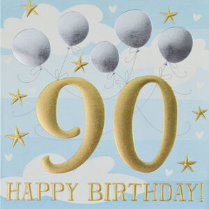 Wendy Jones-Blackett 90th Birthday Card Q1206