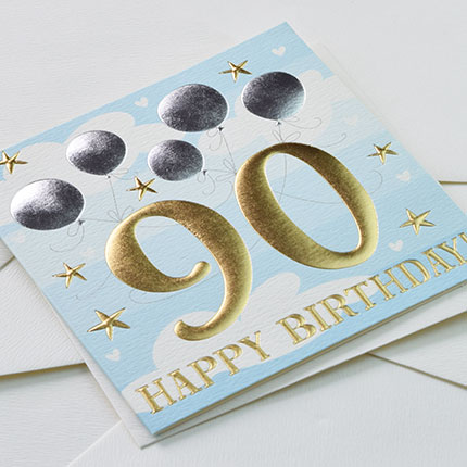 Wendy Jones-Blackett 90th Birthday Card Q1206 - Image 2