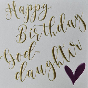 Wendy Jones-Blackett Goddaughter Birthday Card Q1240