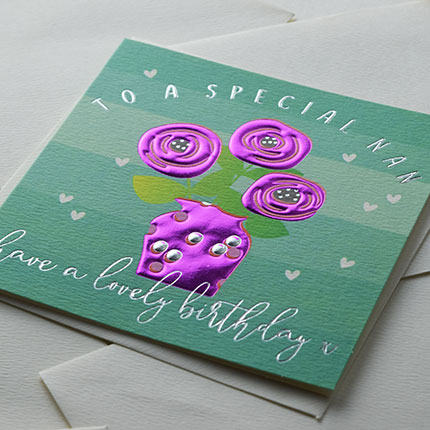 Wendy Jones-Blackett Nan Birthday Card Q1106 - Image 2