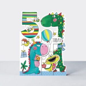 Rachel Ellen Designs 5th Birthday Card SNAP7