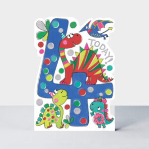 Rachel Ellen Designs 4th Birthday Card Star8