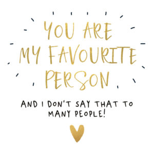Hammond Gower Favourite Person Card YPIA022