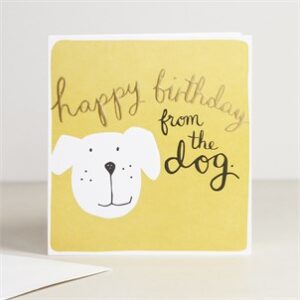 Caroline Gardner Happy Birthday From The Dog Card MOD032