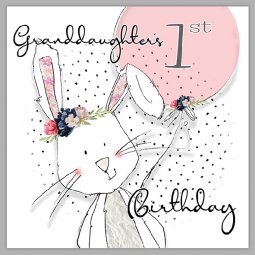 Tracey Russell Granddaughter 1st Birthday Card DFL46