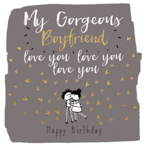 Hammond Gower Boyfriend Birthday Card PIA478