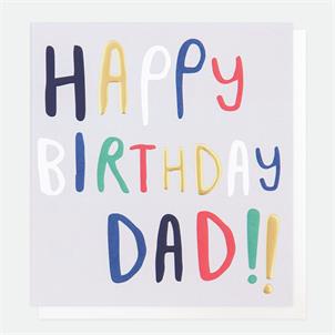 Caroline Gardner Dad Birthday Card WRD008
