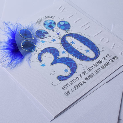 Wendy Jones-Blackett 30th Birthday Card CN1627 - Image 2