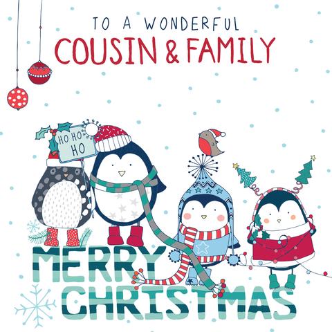 Molly Mae Cousin & Family Christmas Card FH32
