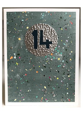 Paper Salad 14th Birthday Card JA1814