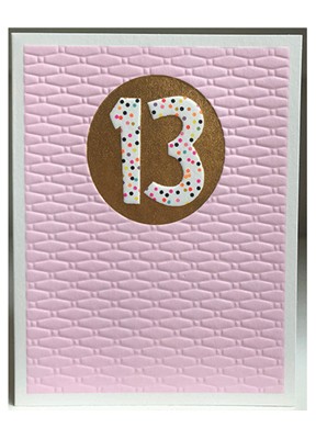 Paper Salad 13th Birthday Card JA1832