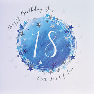 Wendy Jones-Blackett Son 18th Birthday Card PDD59