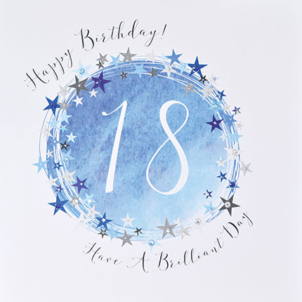 Wendy Jones-Blackett 18th Birthday Card PDD69