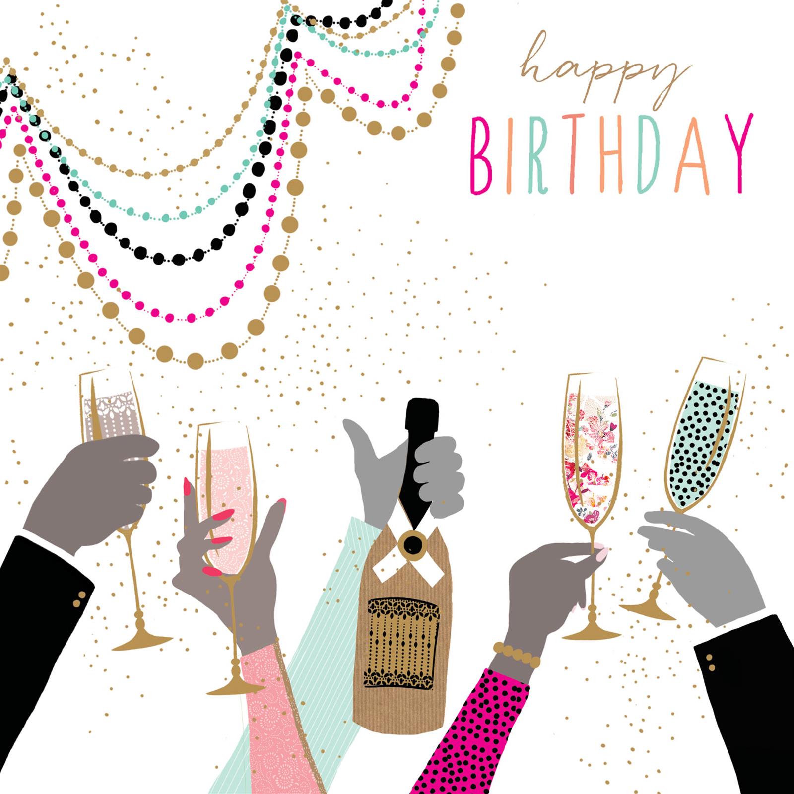 Jaz & Baz Drinks Birthday Card JB165