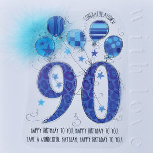 Wendy Jones-Blackett 90th Birthday Card CN1643