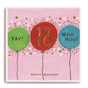Janie Wilson 18th Birthday Card LA63