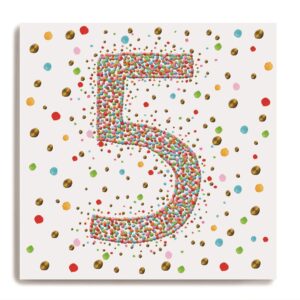 Janie Wilson 5th Birthday Card LA80