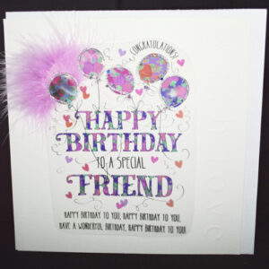 Wendy Jones-Blackett Special Friend Birthday Card CN1245