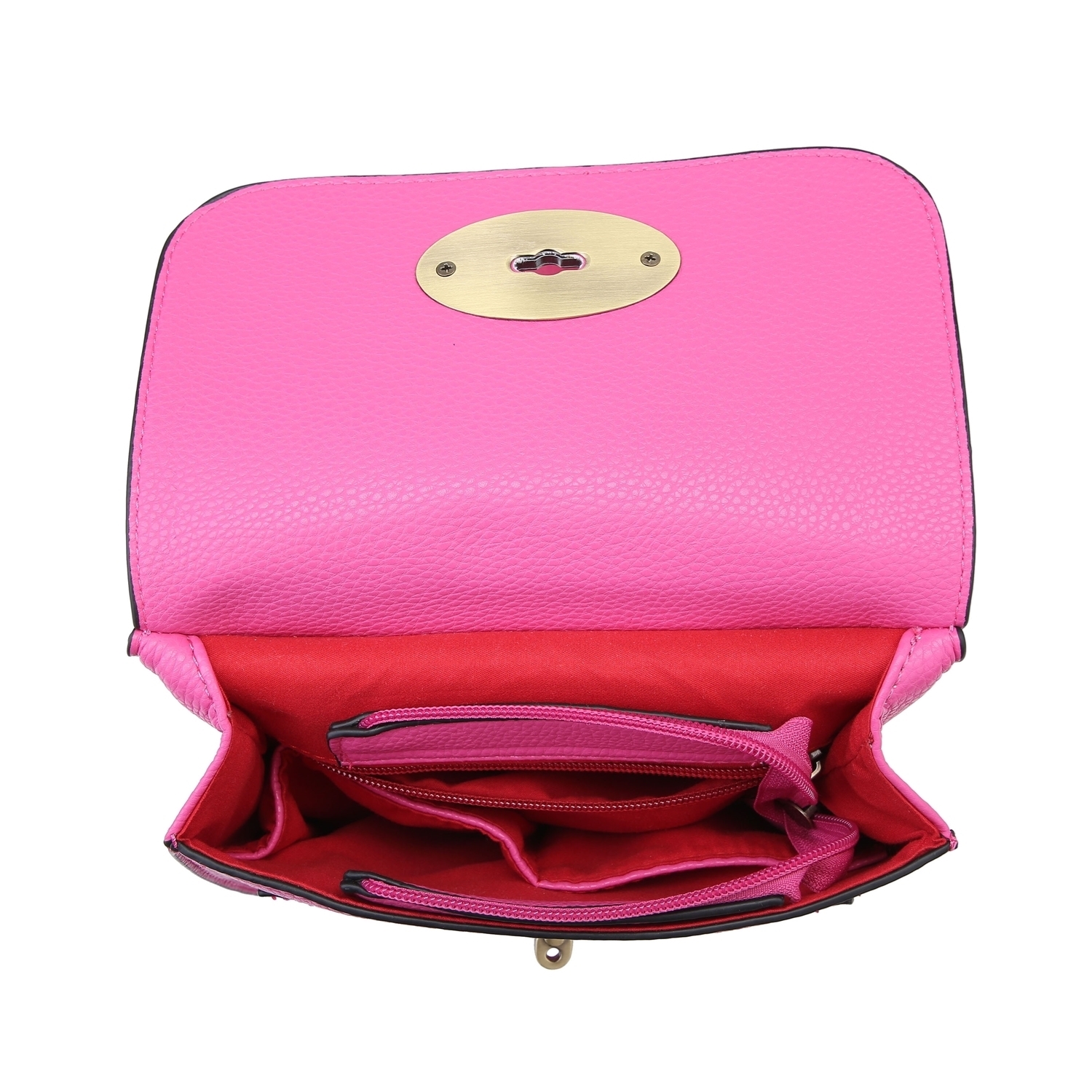 Antony (Designer Inspired) Classic Messenger Bag 1202 - Orange - Image 2