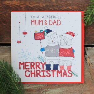 Mum & Dad Christmas Card - Molly Mae FH01