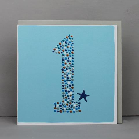 1st Birthday Card - Molly Mae CB74