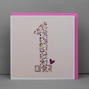 1st Birthday Card - Molly Mae CB84