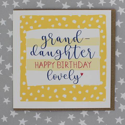 Granddaughter Birthday Card - Molly Mae IR122